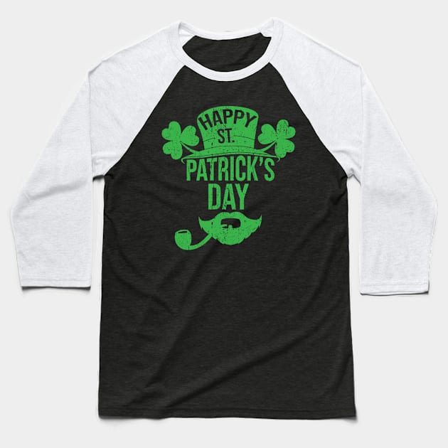 St. Patrick's Day - cylinder guy Baseball T-Shirt by theanimaldude